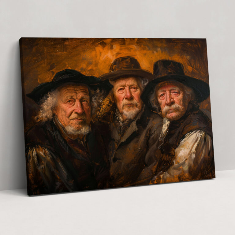 Rembrandt Dramatic Lighting Canvas Print - Rembrandt, Canvas Print, Wall Decoration, Canvas