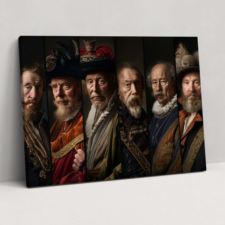 Rembrandt Noble Figures Canvas Print - Rembrandt, Wall Art, Rembrandt, Home Decoration