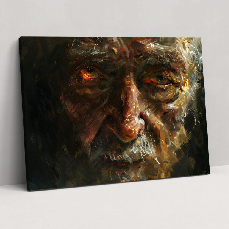 Rembrandt Intense Expressions Wall Decoration - Rembrandt, Home Decoration, Canvas Wall Art, Wall Decoration