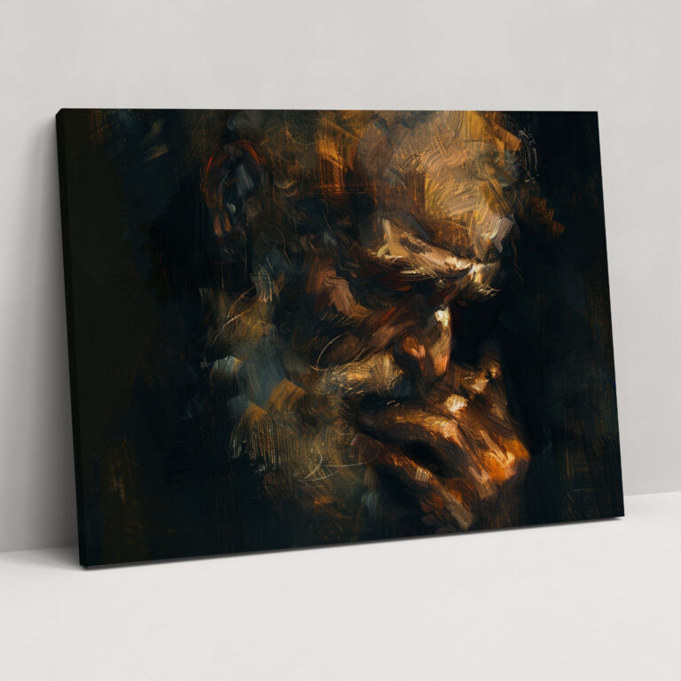 Rembrandt Chiaroscuro Canvas Print - Rembrandt, Canvas Print, Home Decoration, Rembrandt