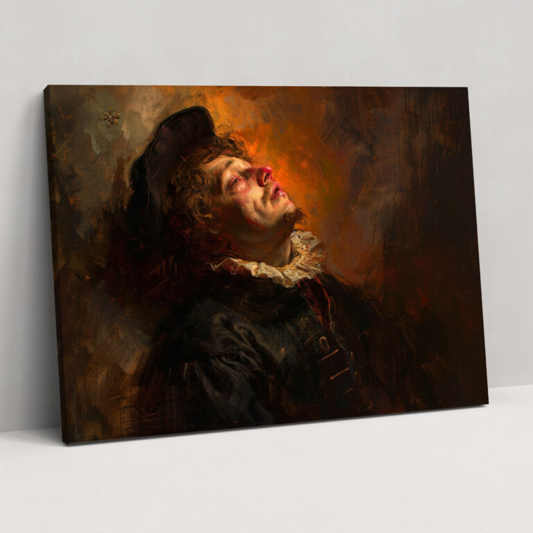 Rembrandt Inspired Artwork Wall Art - Rembrandt, Rembrandt, Canvas, Wall Decoration