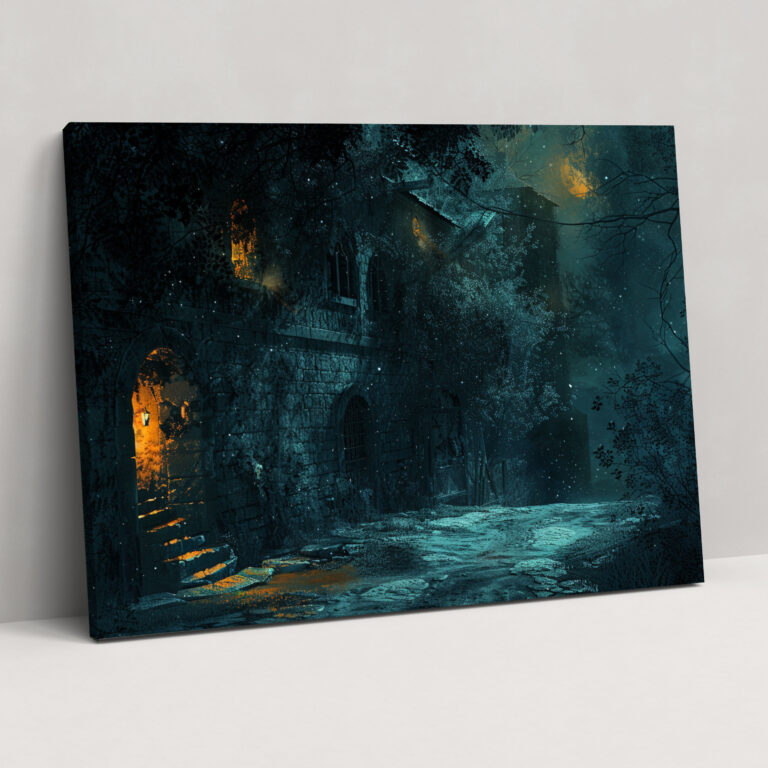 Rembrandt Night Scene Canvas Print - Rembrandt, Home Decoration, Wall Decoration, Canvas Print