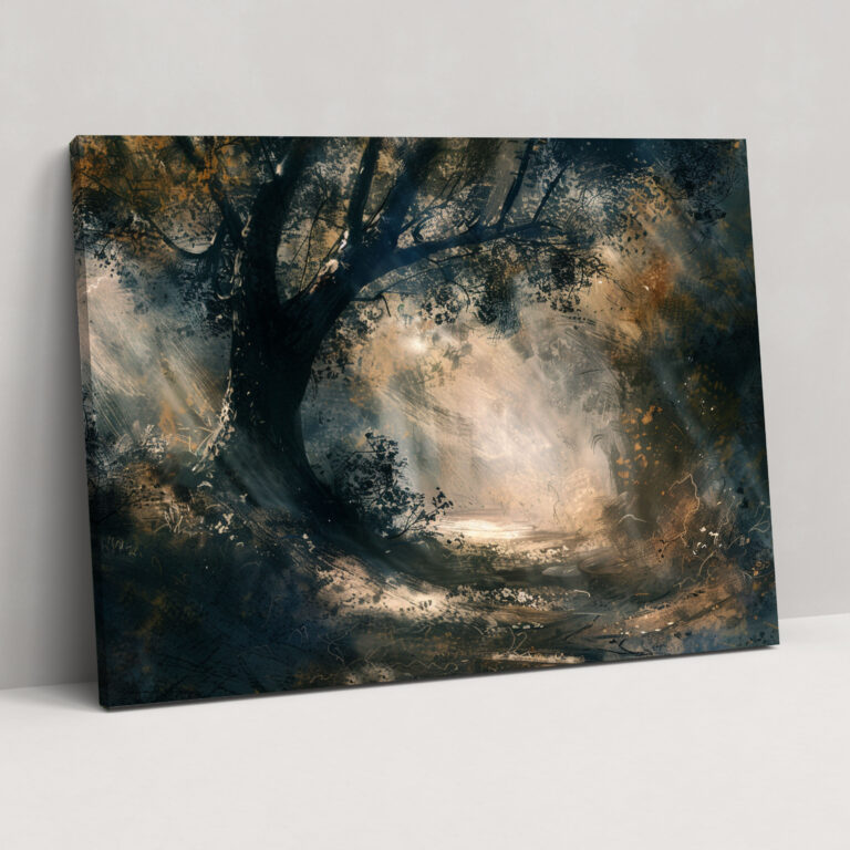 Soft Light Landscape Canvas Print - Rembrandt, Canvas Wall Art, Canvas, Home Decoration