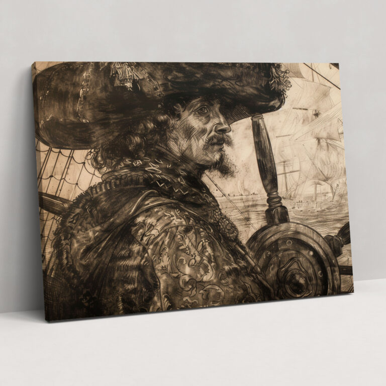 Rembrandt Historical Figure Wall Decoration - Rembrandt, Canvas, Rembrandt, Wall Decoration