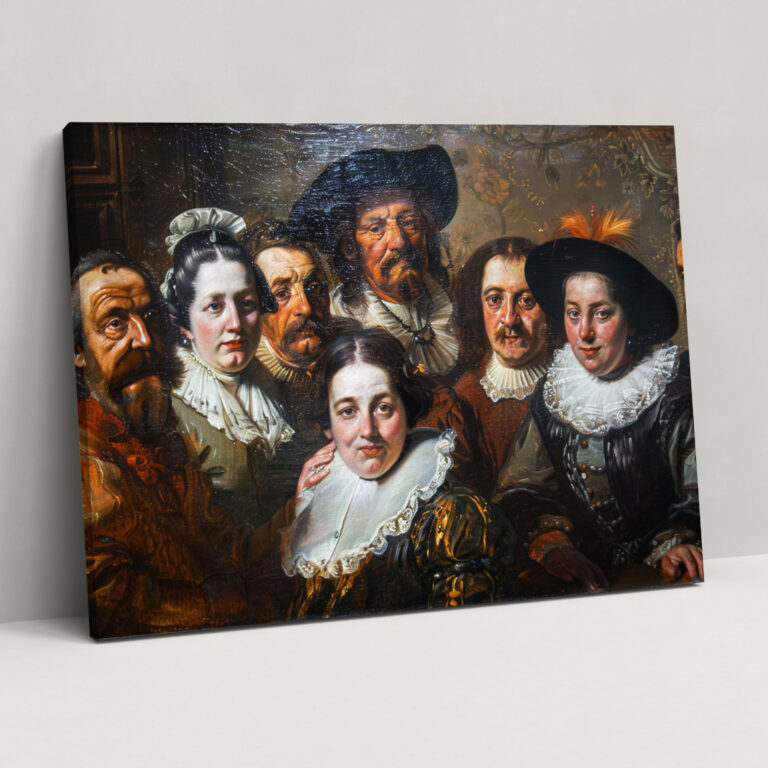 Rembrandt Group Portrait Canvas Print - Rembrandt, Wall Art, Canvas Print, Home Decoration