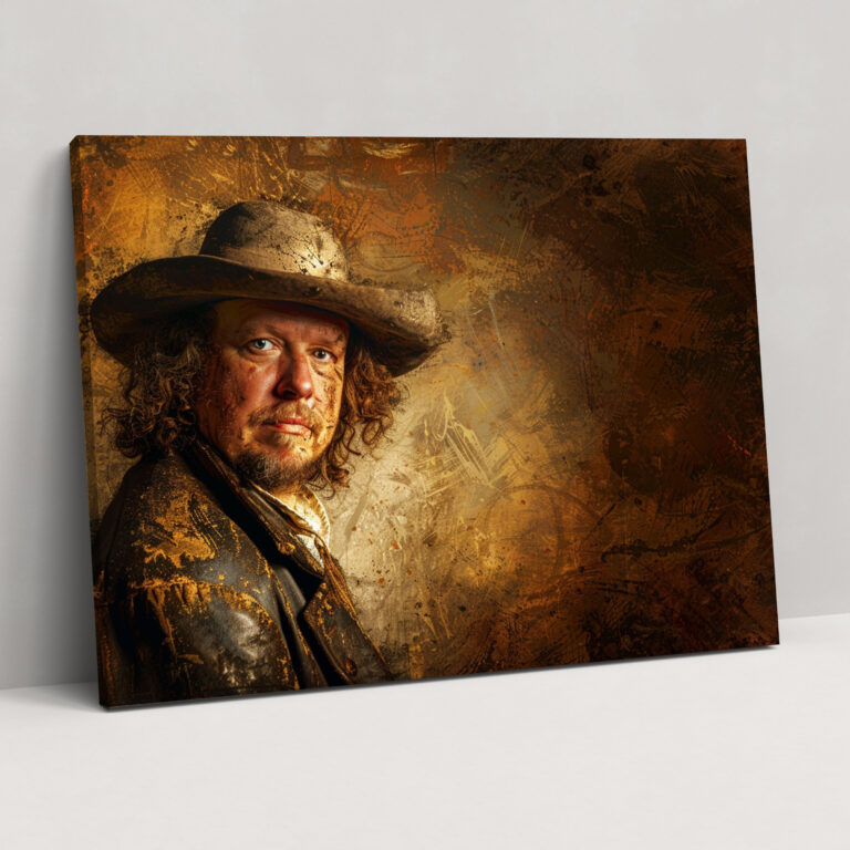 Rembrandt Self-Portrait Wall Decoration - Rembrandt, Home Decoration, Canvas, Rembrandt