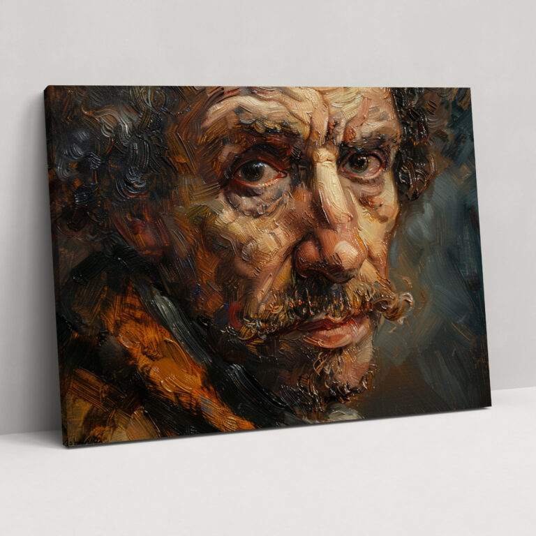 Rembrandt Self-Portrait Wall Decoration - Rembrandt, Wall Decoration, Wall Art, Canvas