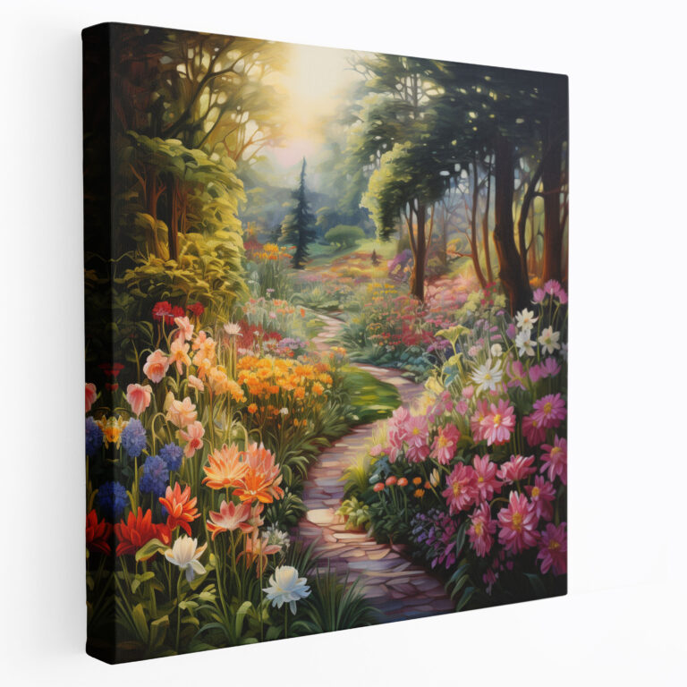 Renaissance Garden Canvas Print - Renaissance, Renaissance, Canvas Wall Art, Home Decoration