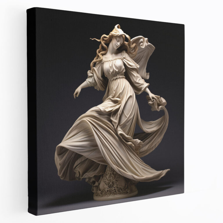 Renaissance Wall Art: Graceful Goddess Sculpture - Renaissance, Wall Decoration, Wall Art, Canvas