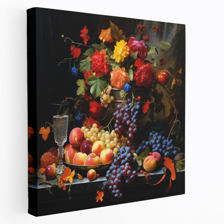 Renaissance Wall Art: Vibrant Fruits And Flowers Still Life - Renaissance, Home Decoration, Wall Decoration, Renaissance Still Life