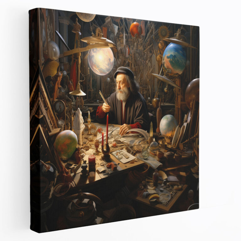 Renaissance Artist's Studio Canvas Print - Renaissance, Home Decoration, Canvas, Wall Art