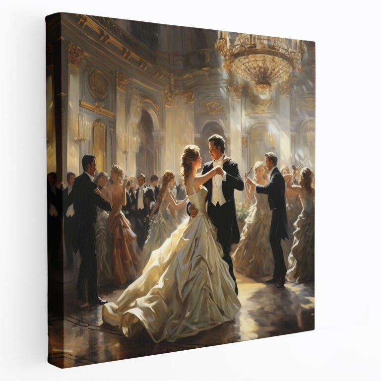 Renaissance Ballroom Canvas Print - Renaissance, Renaissance Canvas Print, Wall Decoration, Home Decoration