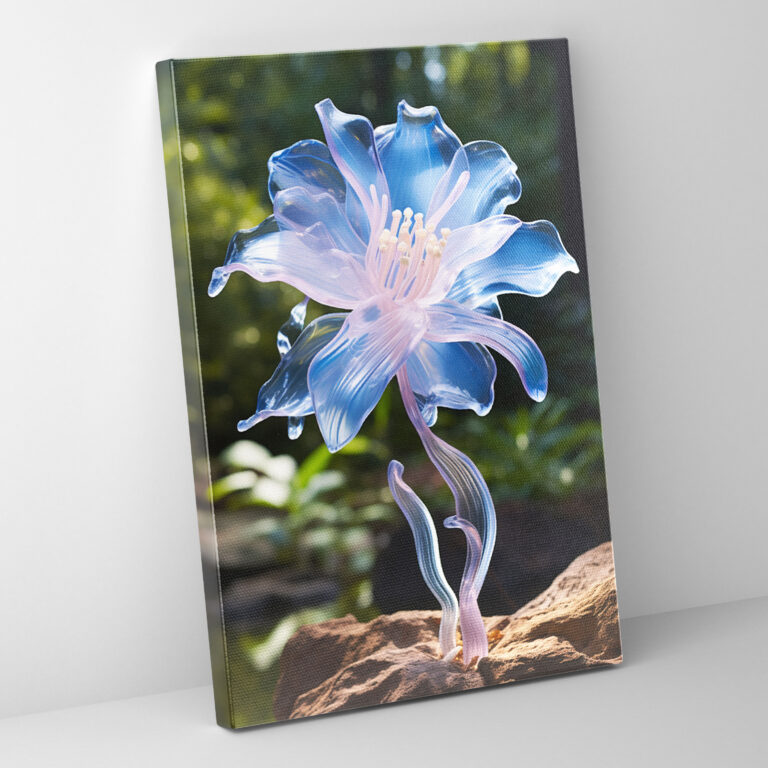 Realistic Glass Sculpture Wall Art - Realistic Glass Sculpture, Canvas, Elegant, Home Decoration
