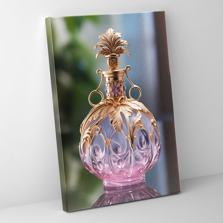 Realistic Glass Sculpture Wall Art Print - Realistic Glass Sculpture, Wall Decoration, Luxury, Canvas