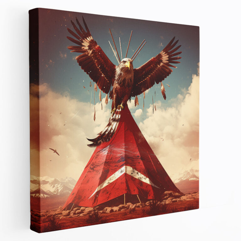 Red Indian Canvas Print - Red Indian, Canvas Print, Home Decoration, Wall Decoration