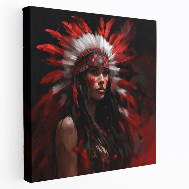Red Indian Canvas Print - Red Indian, Canvas Print, Canvas Wall Art, Canvas