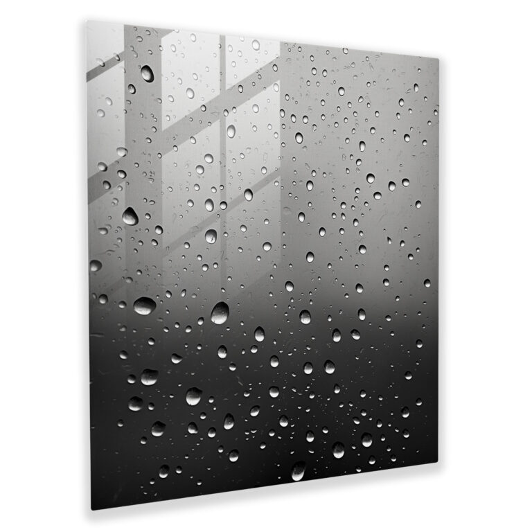 Raindrops Glass Wall Art - Rain, Rain, Home Decoration, Window Pane