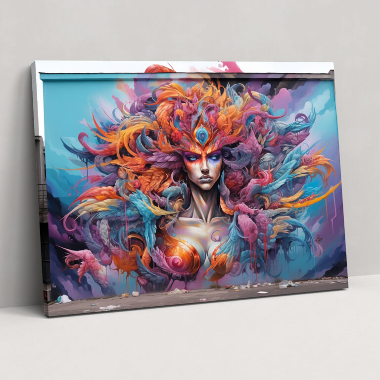 Rome Wall Decoration - Colorful Mythology - Rome, Vibrant, Rome, Canvas Wall Art