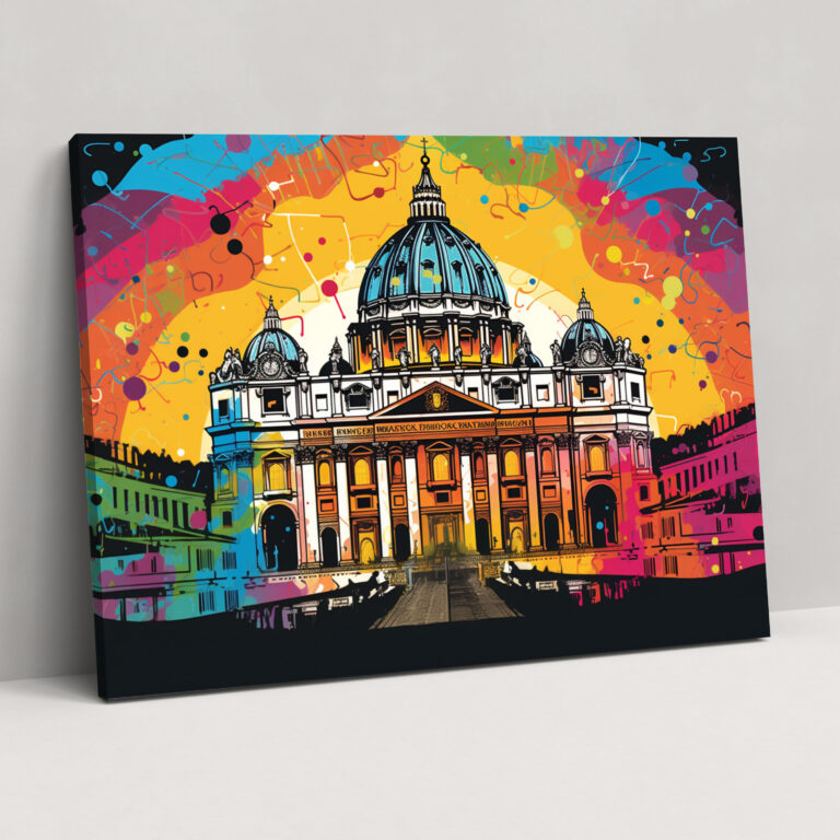 Rome Wall Decoration - Rome, Eye-Catching, Heritage, Canvas Wall Art