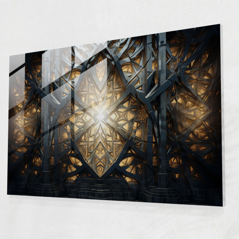 Rome Glass Art - Abstract Geometric Patterns - Rome, Rome, Roman Architecture, Modern Art