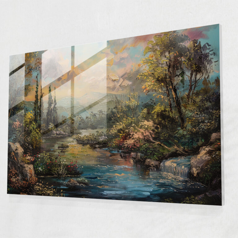 Rococo Style Painting Wall Decoration - Rococo Style Painting, Glass Art, Modern Art, Rococo Style Painting
