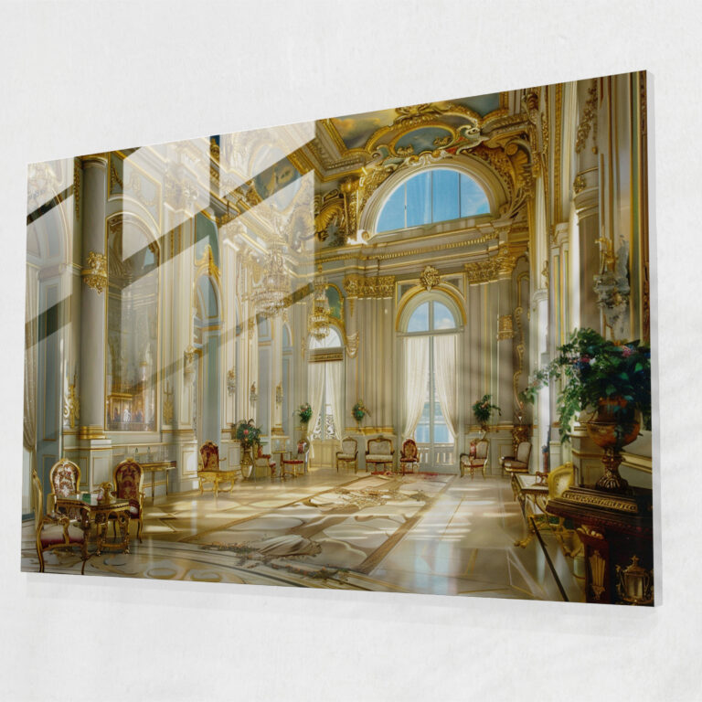 Rococo Style Painting Wall Decoration - Rococo Style Painting, Modern Art, Glass Art, Rococo Style Painting