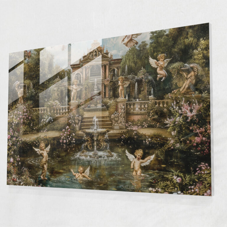 Rococo Style Painting Home Decoration - Rococo Style Painting, Modern Art, Glass Art, Home Decoration