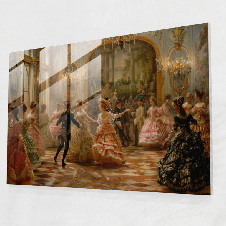 Rococo Style Painting Wall Decoration - Rococo Style Painting, Modern Art, Wall Decoration, Rococo Style Painting