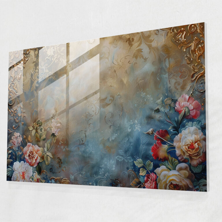 Rococo Style Painting Wall Decoration - Rococo Style Painting, Glass Print, Home Decoration, Wall Decoration