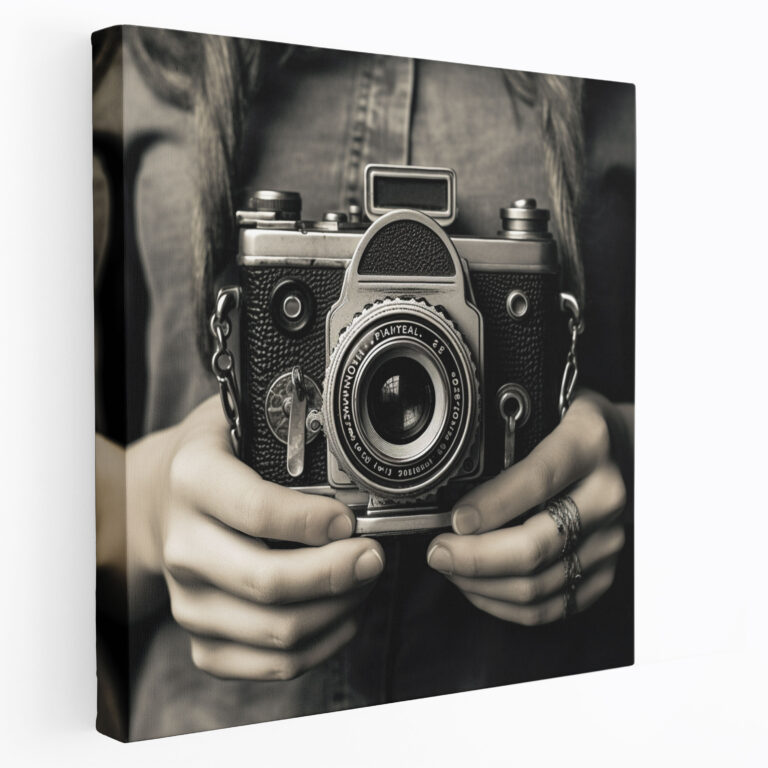 Vintage Camera Wall Decoration - Retro, Vintage Camera, Home Decoration, Canvas Print