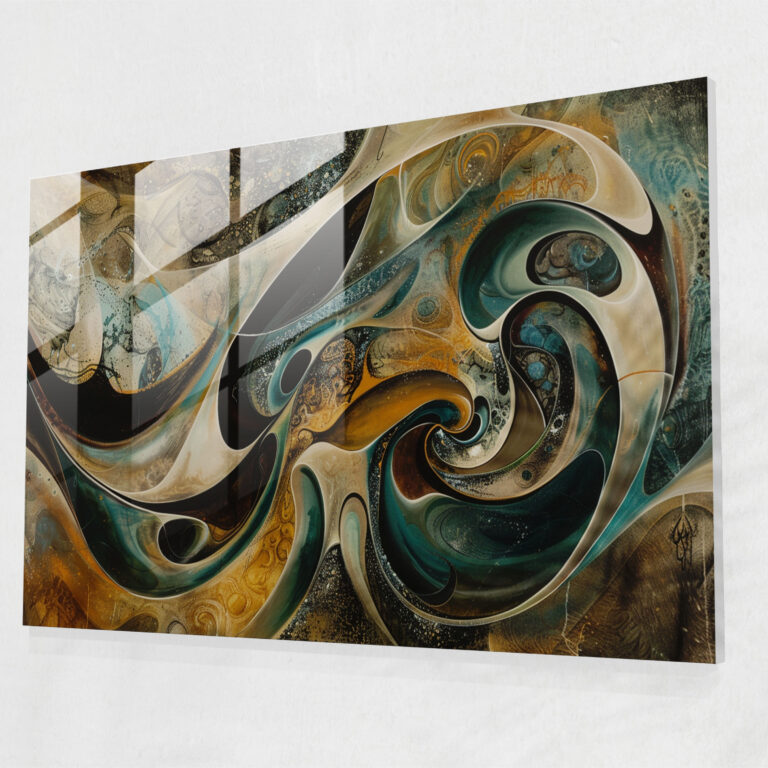 Cosmic Shapes Glass Wall Art - Salvador Dali, Modern Art, Salvador Dali, Home Decoration