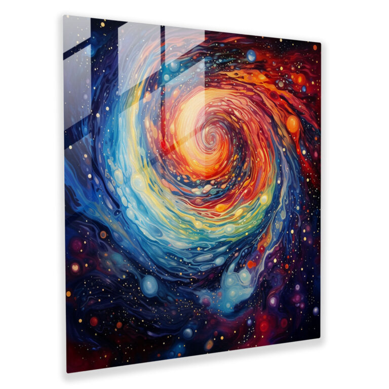 Star Map Glass Print - Star Map, Glass Art, Modern Art, Home Decoration