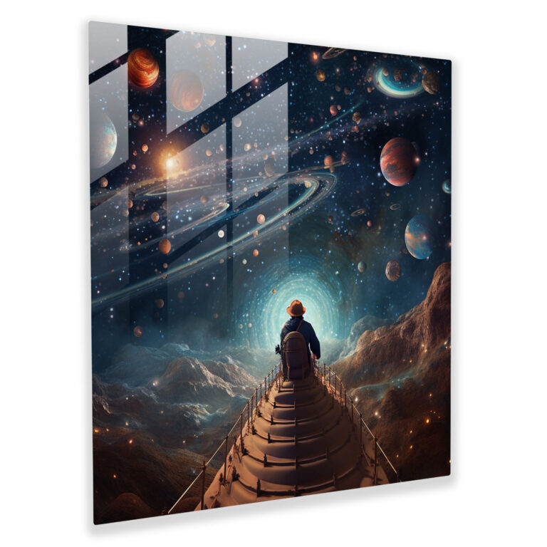 Star Map - Celestial Journey - Star Map, Star Map, Glass Print, Glass Wall Art
