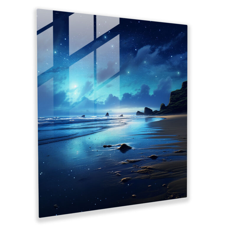Star Map - Milky Way Serenity - Star Map, Star Map, Home Decoration, Glass Art