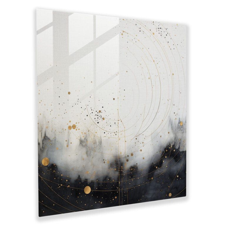 Elegant Star Map Glass Wall Art - Star Map, Elegance, Stylish, Glass Print