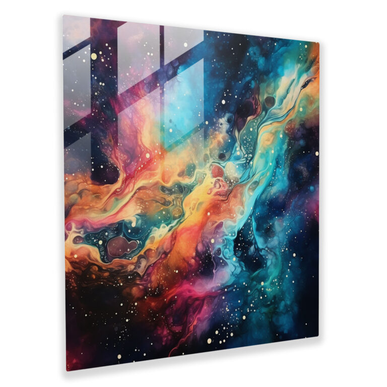 Star Map Glass Print - Star Map, Constellations, Home Decoration, Star Map