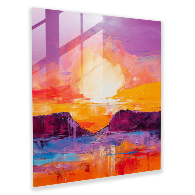 Southwest Tranquility - Glass Print - Southwest, Home Decoration, Glass Wall Art, Southwest