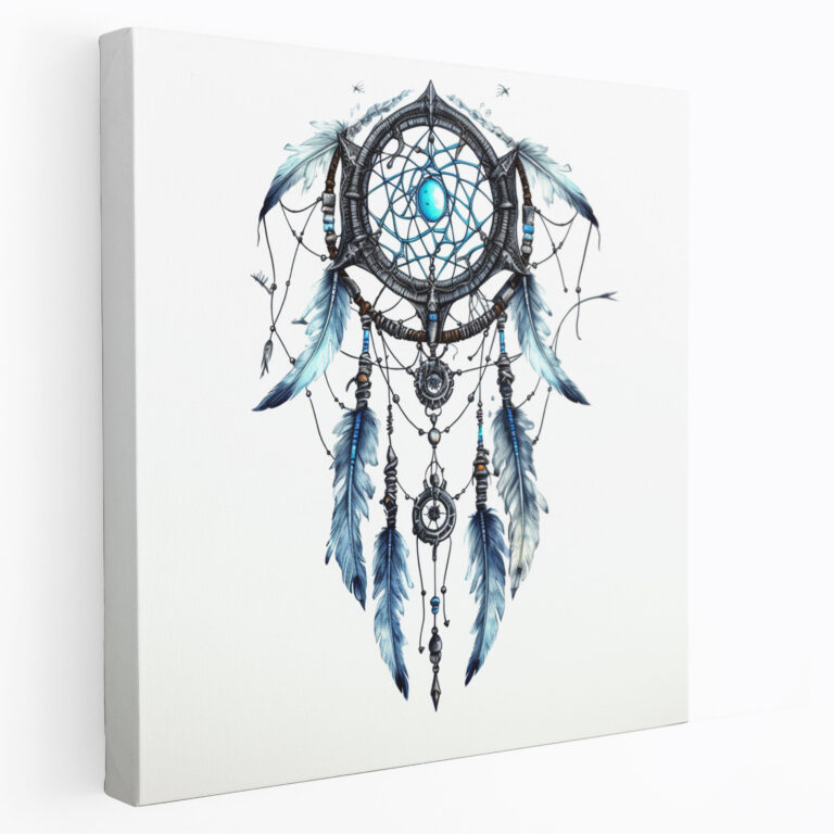 Southwest Wall Art - Hand-Drawn Dreamcatcher - Southwest, Wall Decoration, Home Decoration, Southwest