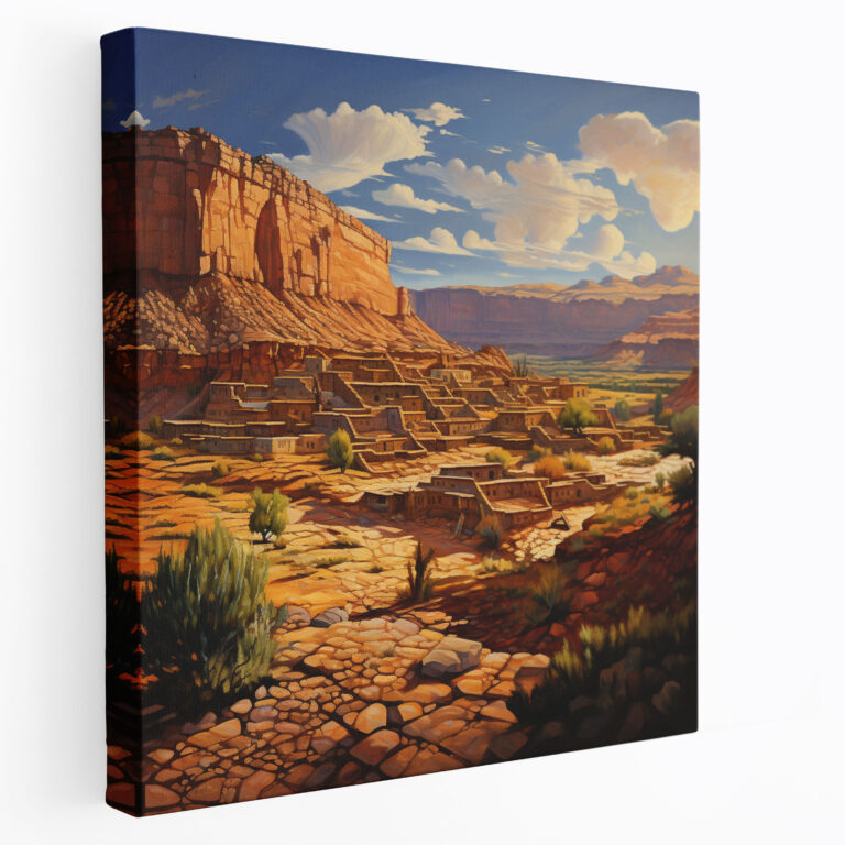 Southwest Wall Art - Majestic Mesas - Southwest, Canvas Print, Canvas Wall Art, Majestic Mesas