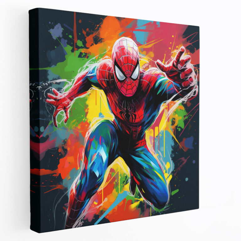 Spiderman Comic Book Wall Art - Spiderman, Spiderman, Wall Decoration, Canvas