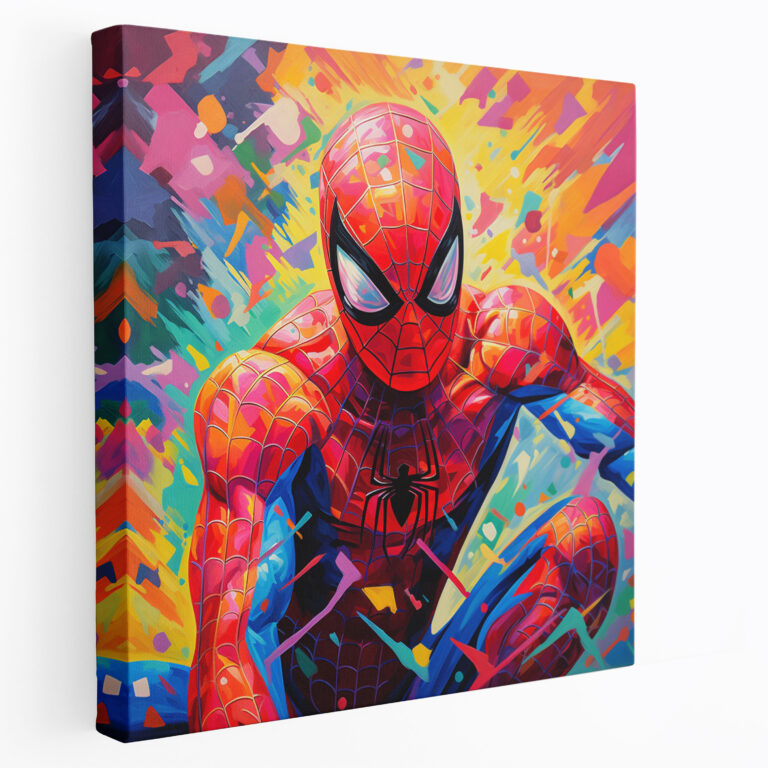 Spiderman Pop Art Wall Art - Spiderman, Energy, Fun, Home Decoration