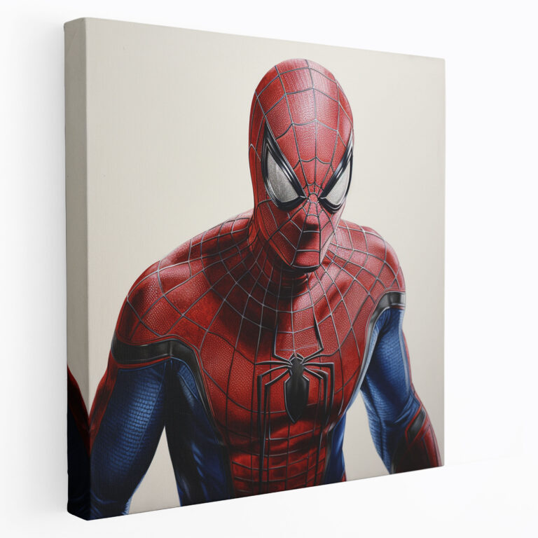 Spiderman Realistic Wall Art - Spiderman, Wall Decoration, Intricate Details, Home Decoration
