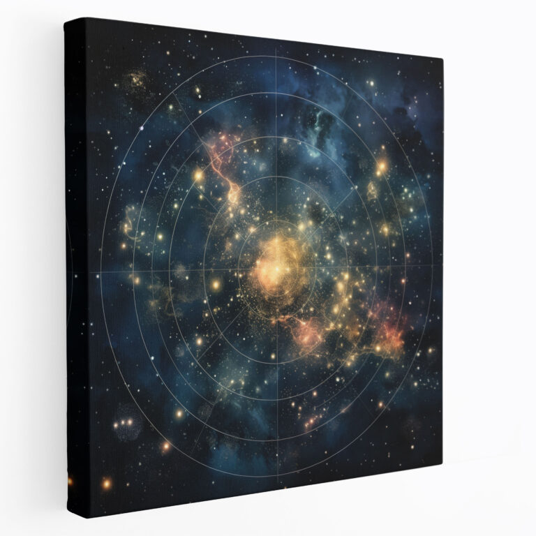 Star Map Wall Art - Star Map, Home Decoration, Galaxies, Star Map