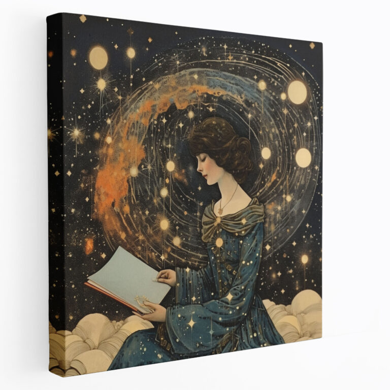 Star Map Wall Decoration - Star Map, Collage Art, Wall Decoration, Celestial Charm