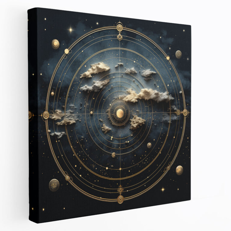 Star Map Canvas Print - Star Map, Canvas Print, Home Decoration, Celestial Map