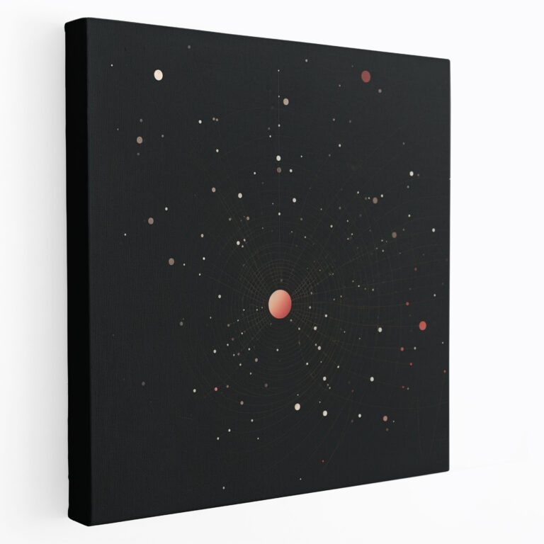 Star Map Wall Decoration - Star Map, Home Decoration, Constellation, Dotted Lines