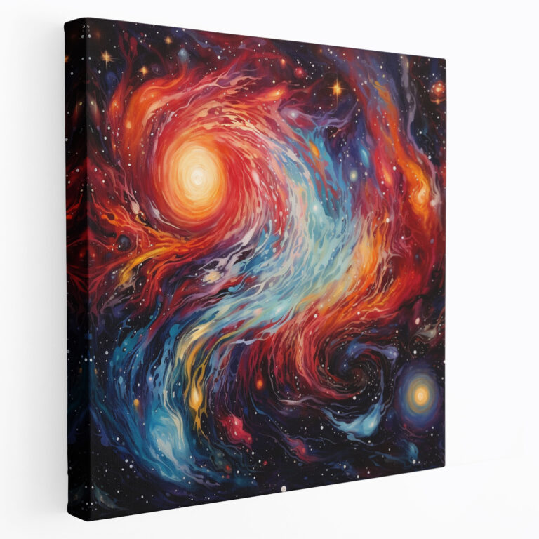 Star Map Canvas Print - Star Map, Galaxy, Home Decoration, Vibrant Colors