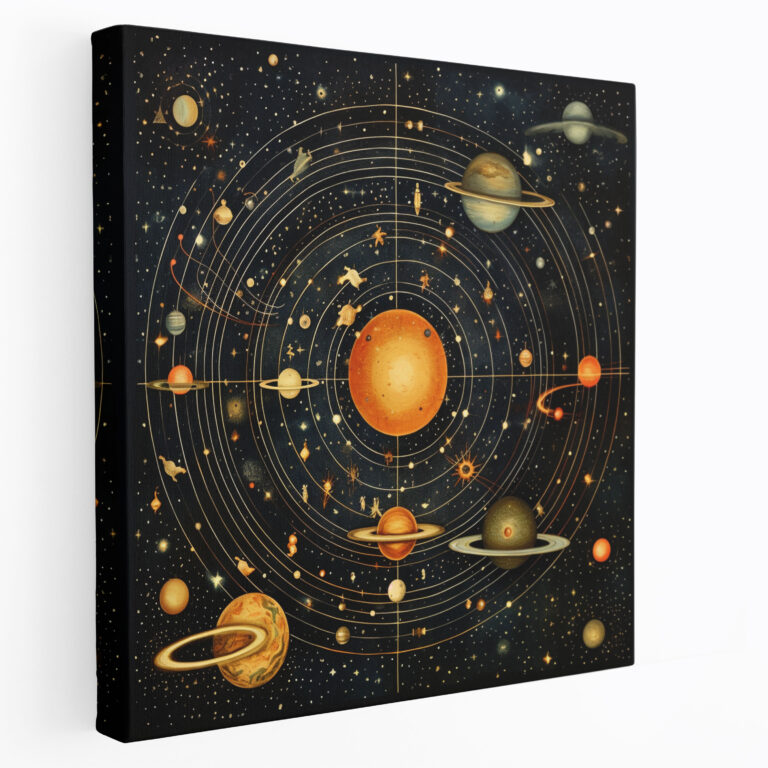 Star Map Wall Art - Star Map, Home Decoration, Intricate, Wall Decoration