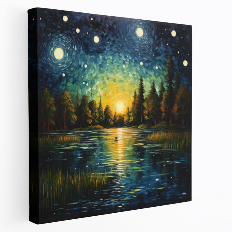 Star Map Canvas Print - Star Map, Starry Night, Canvas Print, Mystical
