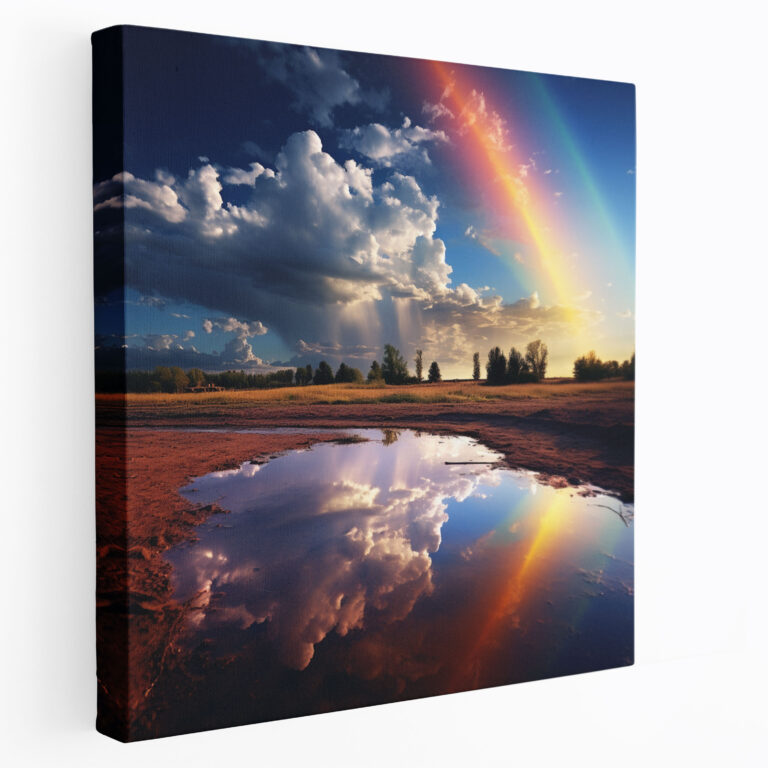 Rainbow After Storm Wall Art - Storm, Home Decoration, Heavy Storm, Wall Decoration